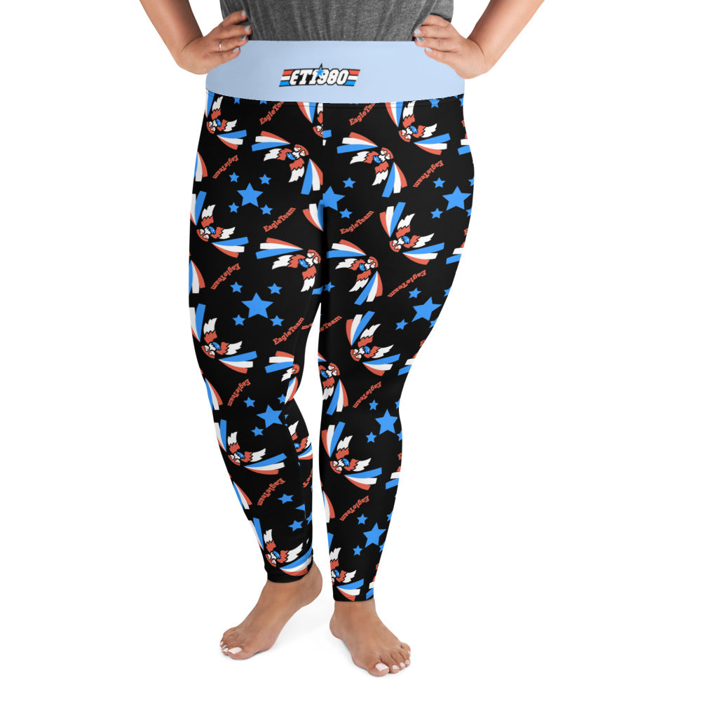 Plus Size All-Over Print Leggings