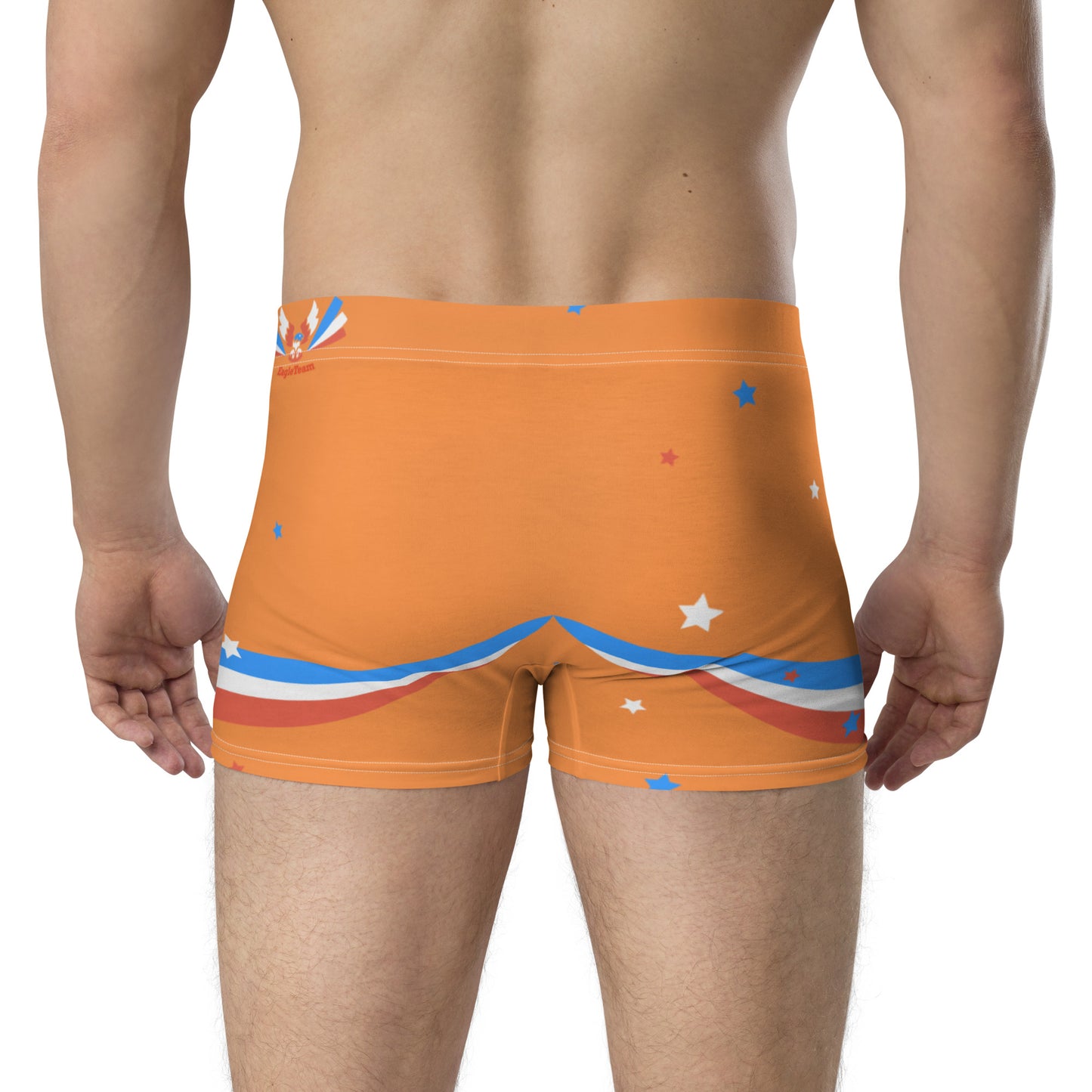 ET80 Orange/BlueStripe Boxer Briefs