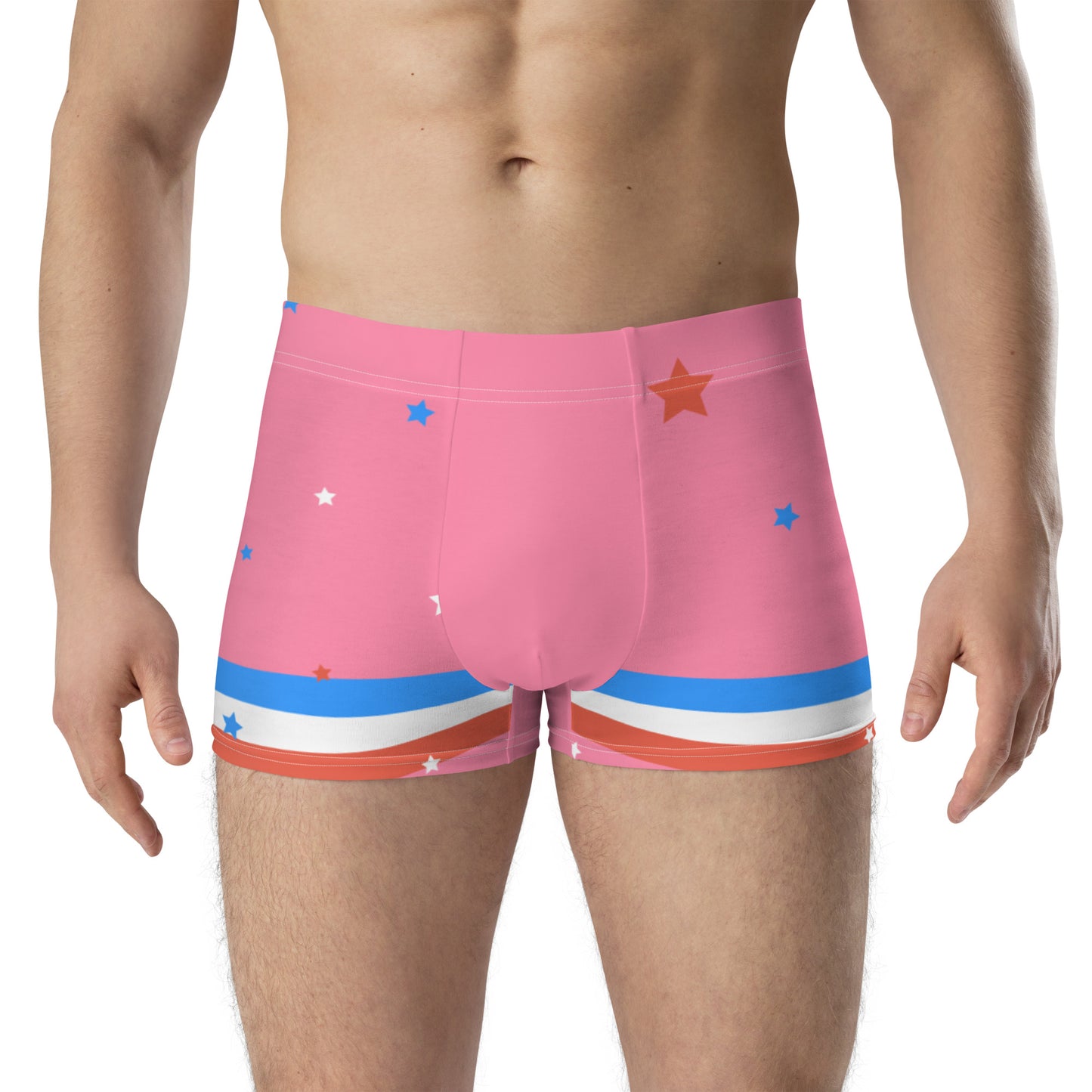 ET80 Pink/Blue Stripe Boxer Briefs