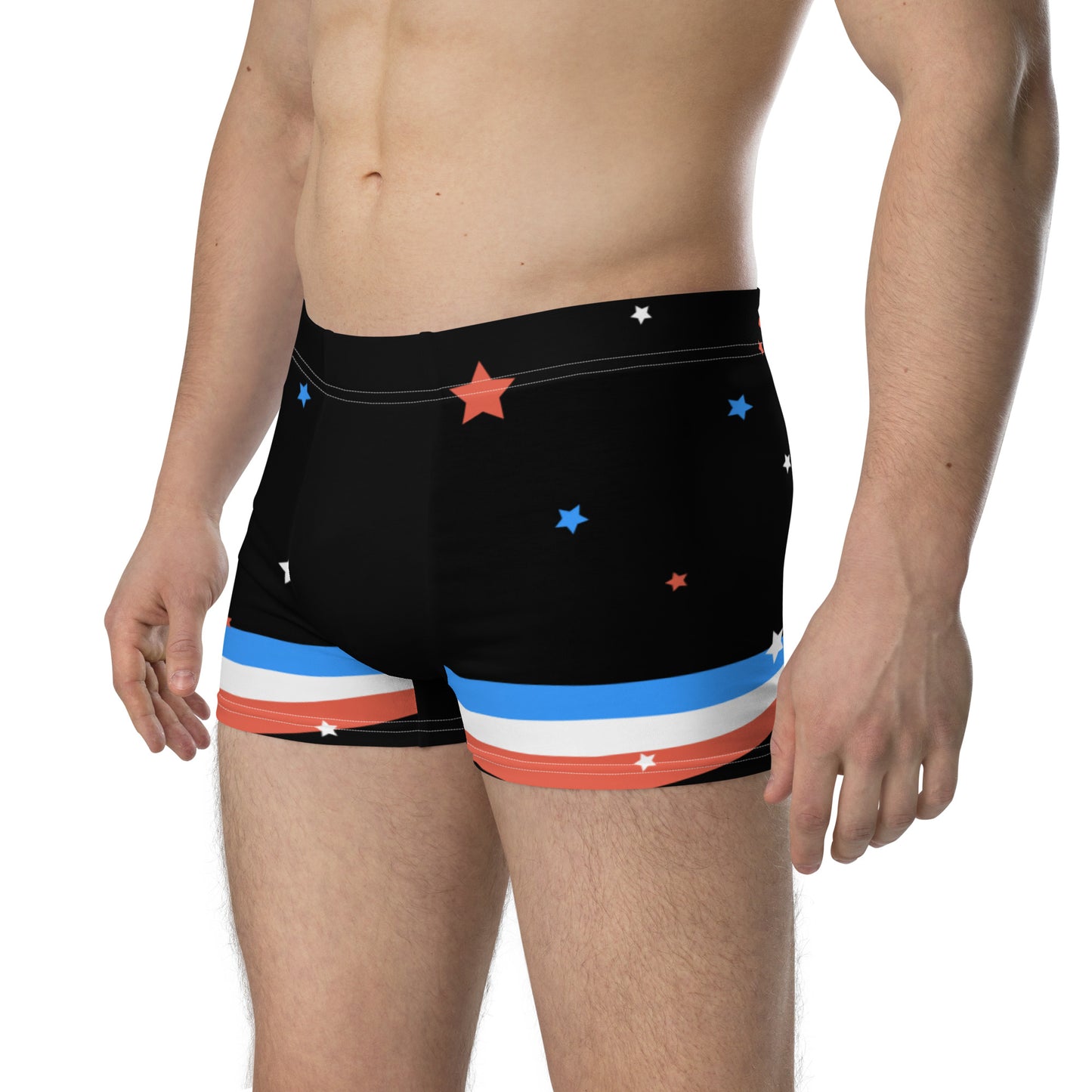 ET80 Black/Blue Stripe Boxer Briefs