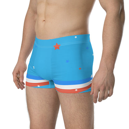 ET80 Blue/Blue Stripe Boxer Briefs