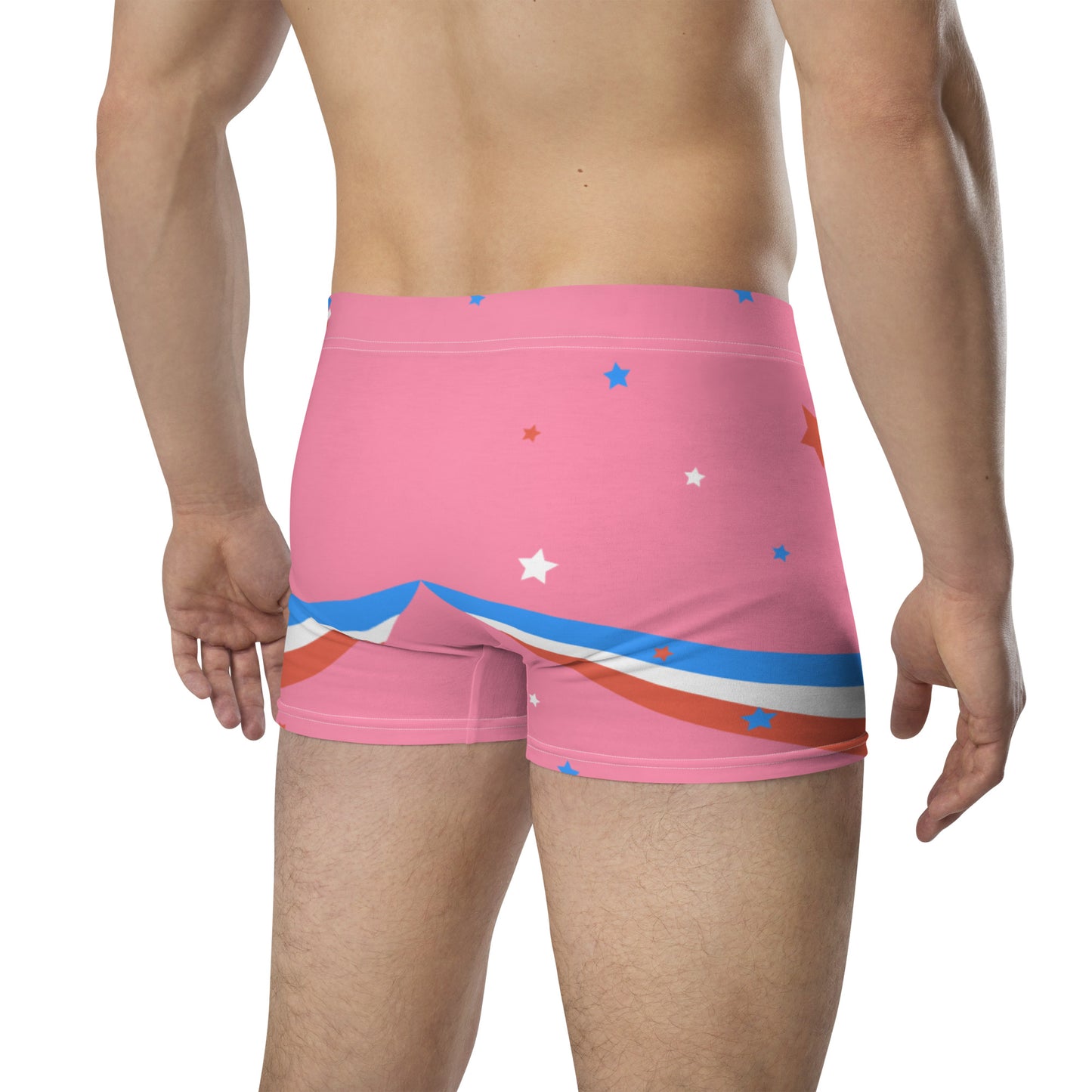 ET80 Pink/Blue Stripe Boxer Briefs