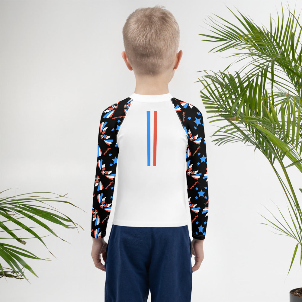 ET80 Kids White Rash Guard