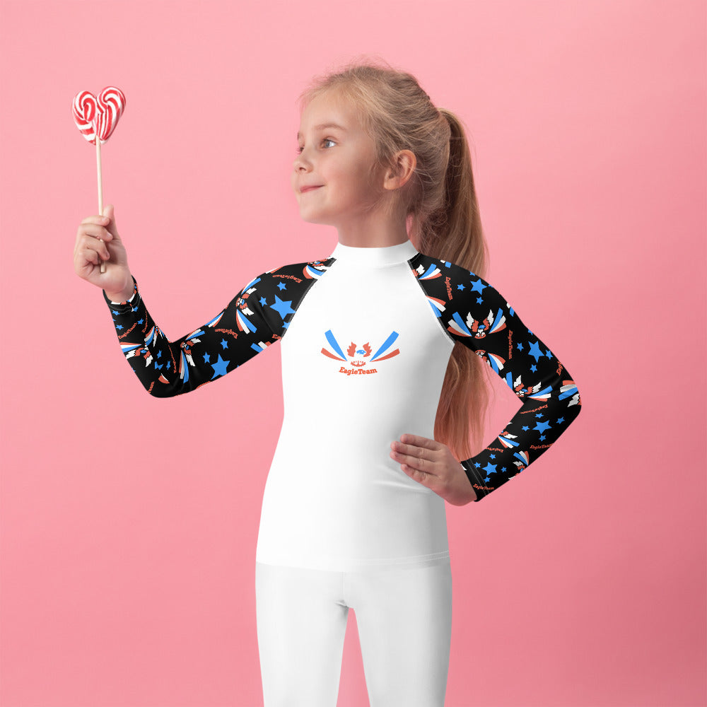 ET80 Kids White Rash Guard