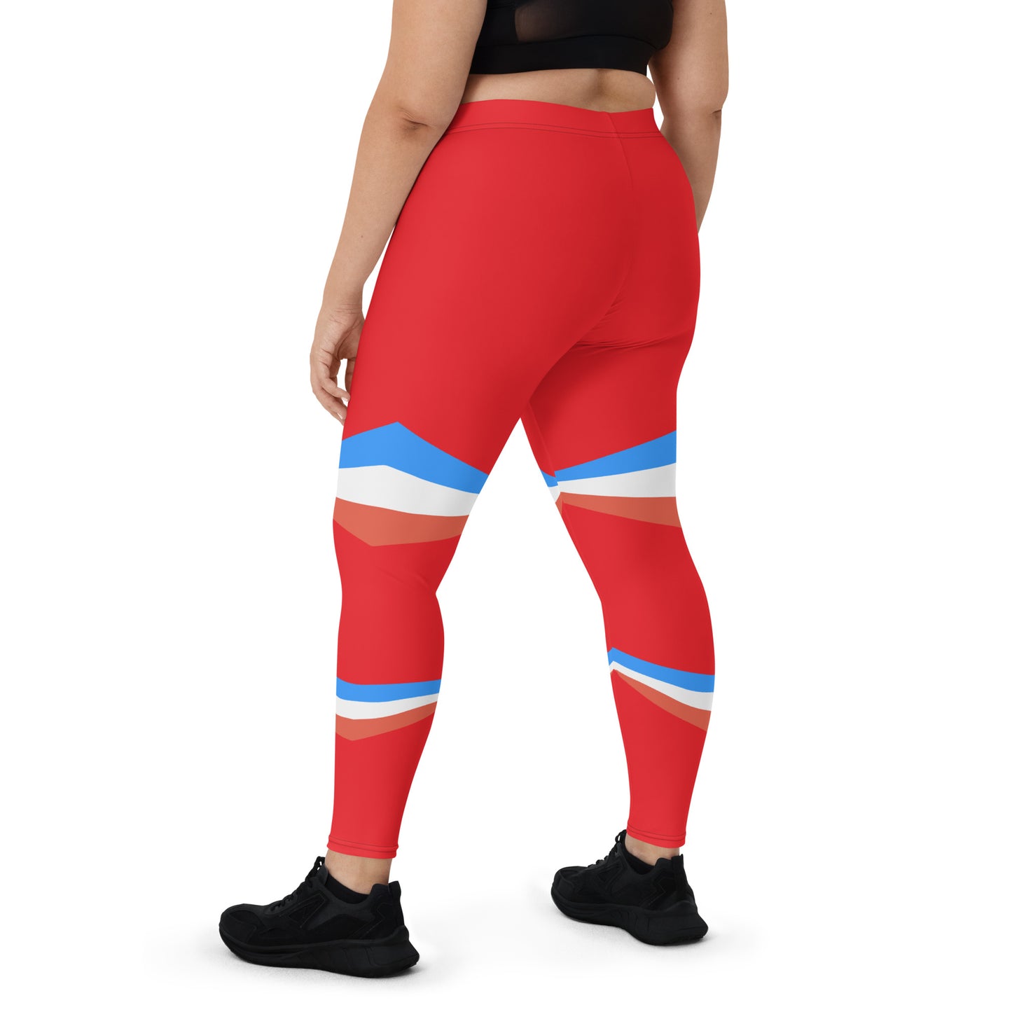 ET80 Women’s Red/Blue Stripe Leggings