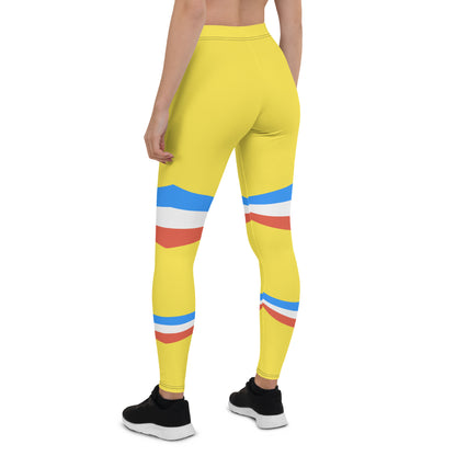 ET80 Blue Stripe/Yellow Leggings