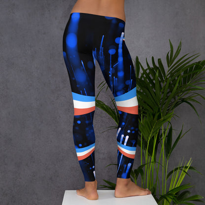 ET80 Blue Stripe/Blue Galaxy Leggings