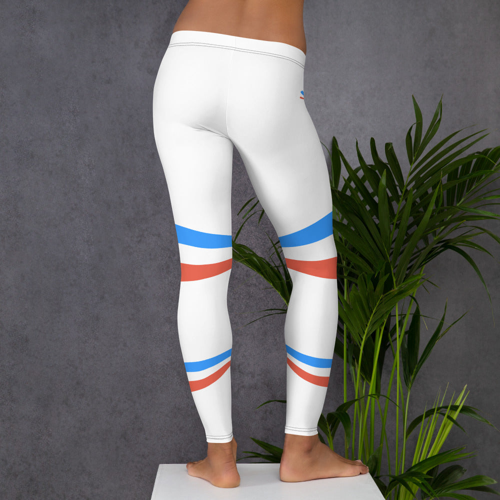 ET80 Blue Stripe/White Leggings