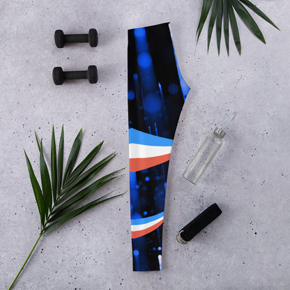 ET80 Blue Stripe/Blue Galaxy Leggings