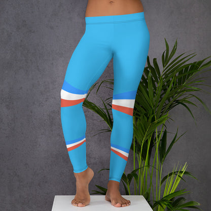 ET80 Blue/Blue Stripe Leggings