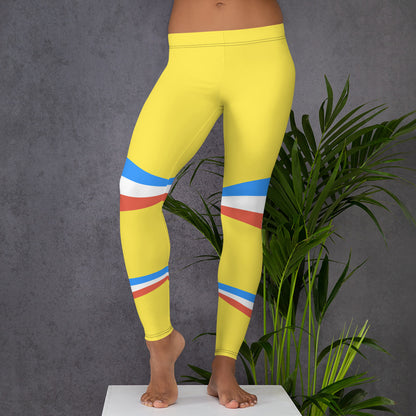 ET80 Blue Stripe/Yellow Leggings