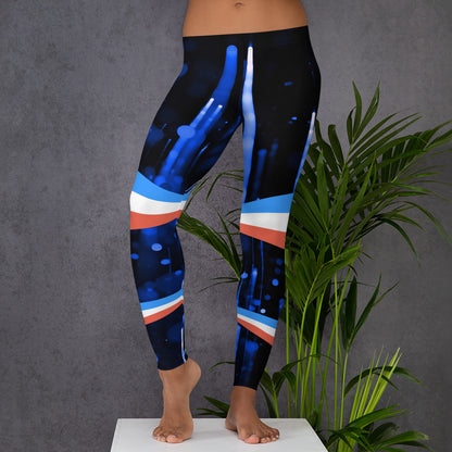 ET80 Blue Stripe/Blue Galaxy Leggings