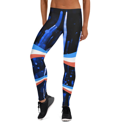 ET80 Blue Stripe/Blue Galaxy Leggings