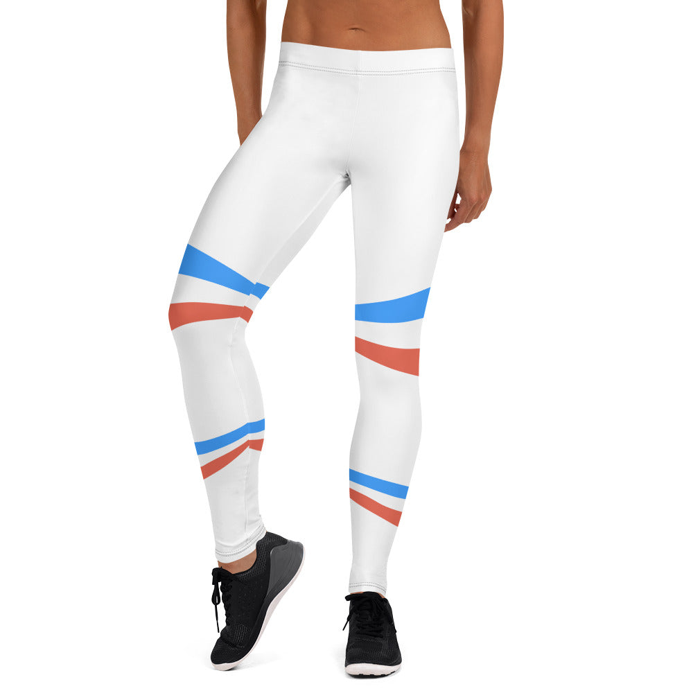 ET80 Blue Stripe/White Leggings