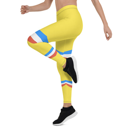 ET80 Blue Stripe/Yellow Leggings