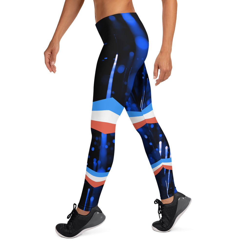 ET80 Blue Stripe/Blue Galaxy Leggings