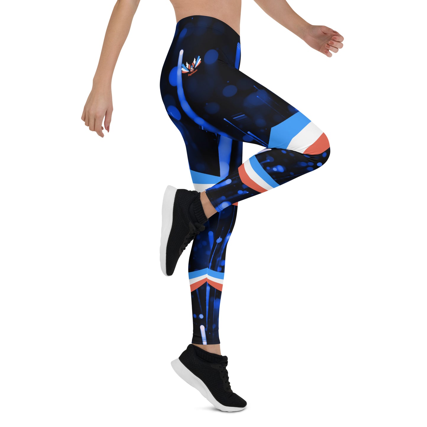 ET80 Blue Stripe/Blue Galaxy Leggings