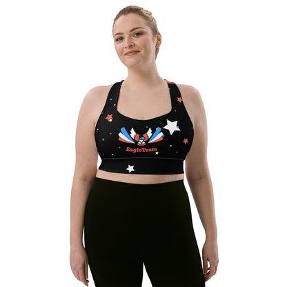 ET80 Longline Black sports bra