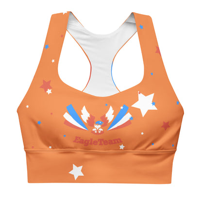 ET80 Longline Orange sports bra