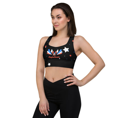 ET80 Longline Black sports bra