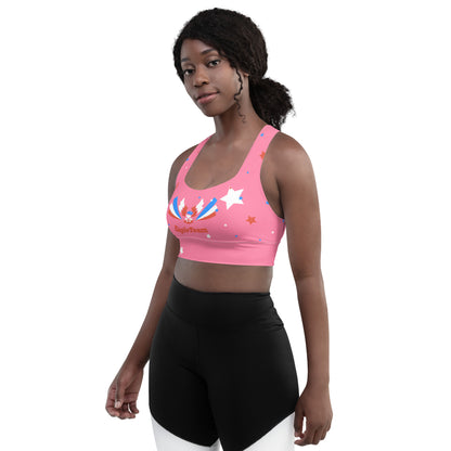 ET80 Longline Pink sports bra