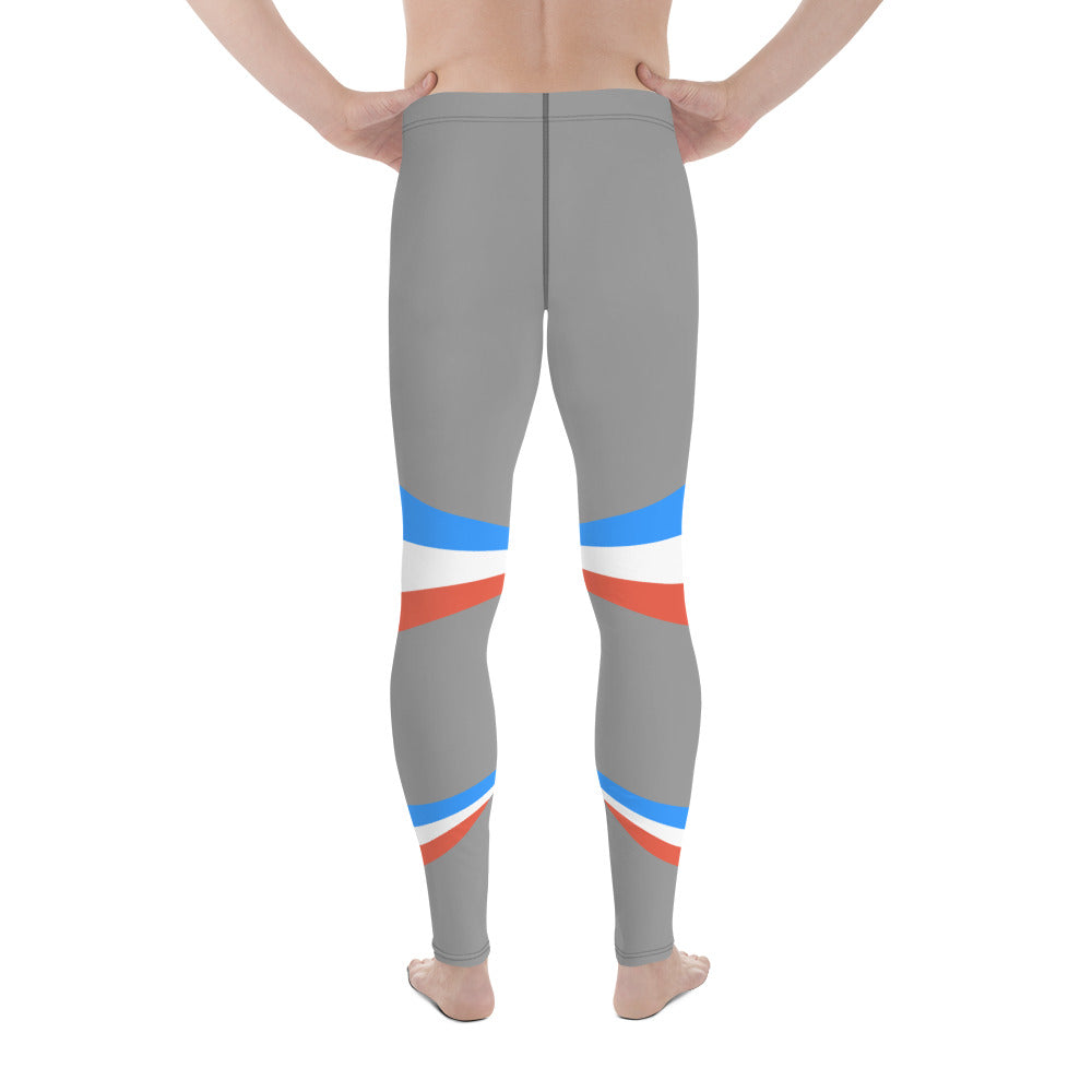 ET80 Men's Grey/Blue stripe Leggings