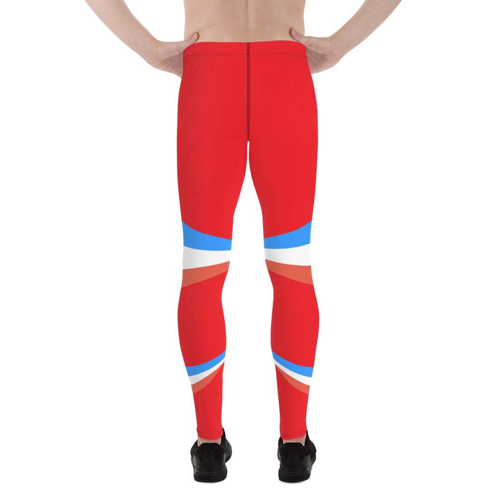 ET80 Men's Red/Blue stripes Leggings