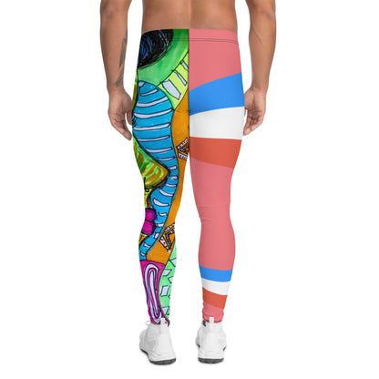 PC80 Style Men's Pink Leggings