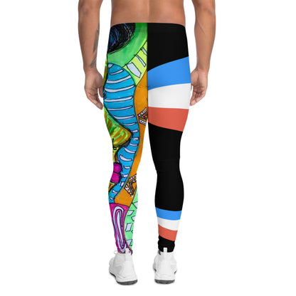 PC80 Style Men's Black Leggings