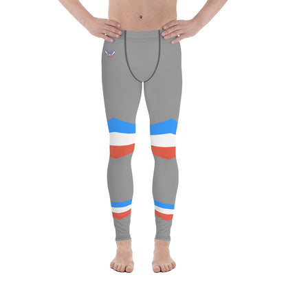 ET80 Men's Grey/Blue stripe Leggings