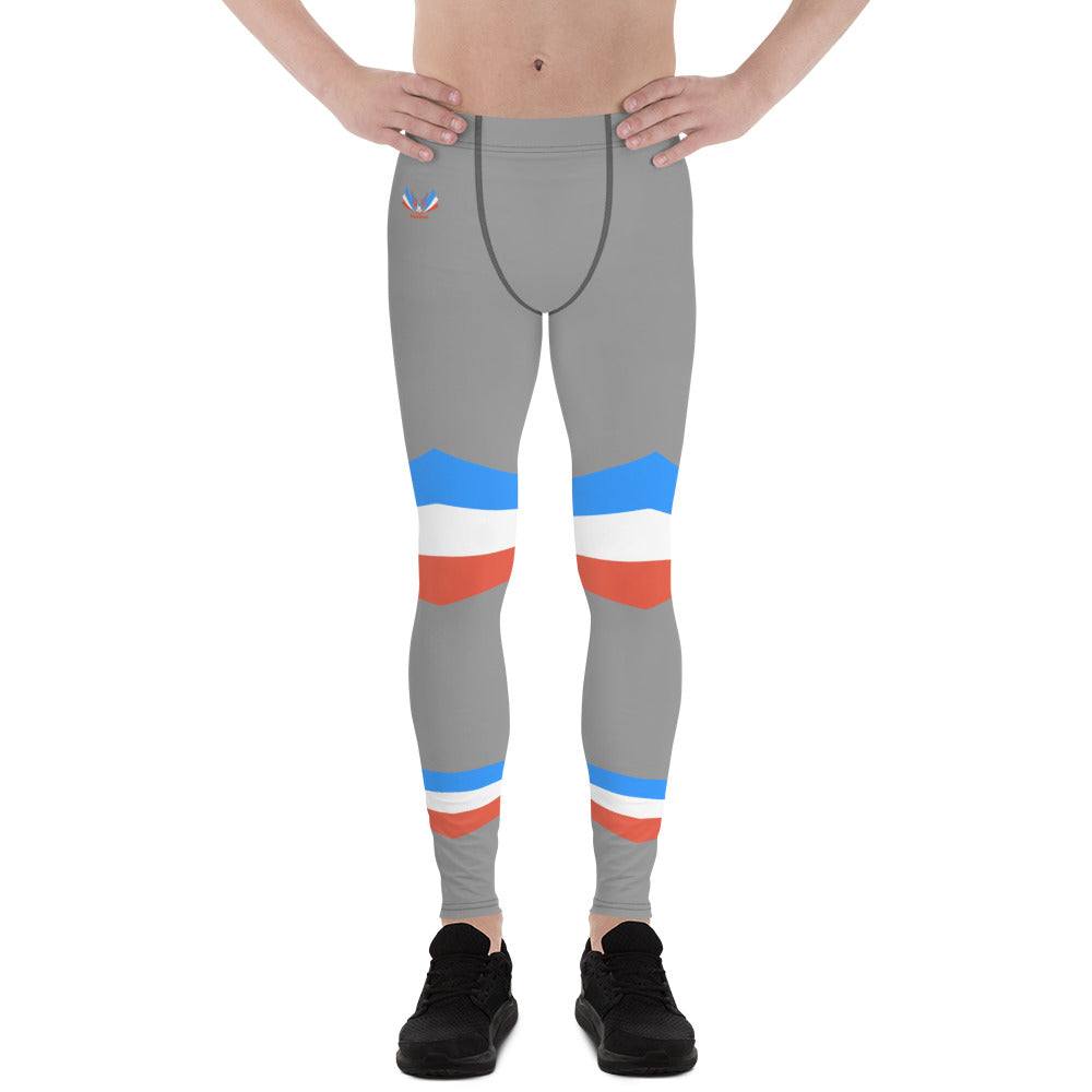 ET80 Men's Grey/Blue stripe Leggings