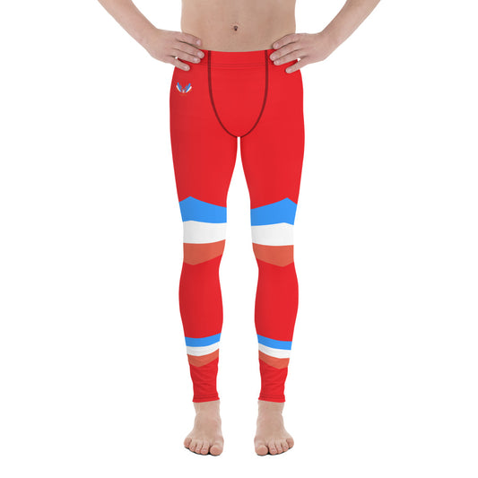 ET80 Men's Red/Blue stripes Leggings