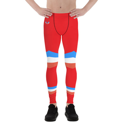 ET80 Men's Red/Blue stripes Leggings