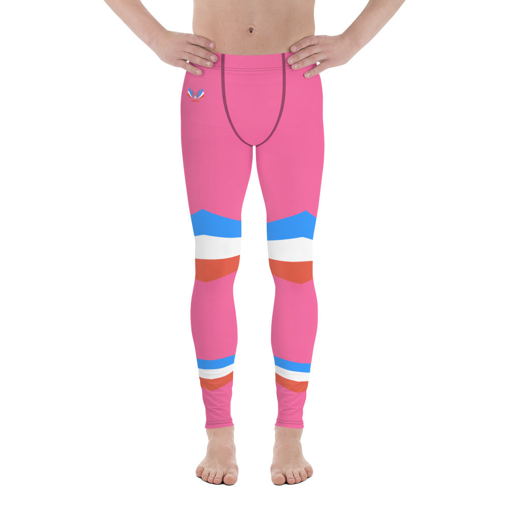 ET80 Men's Pink/Blue Leggings