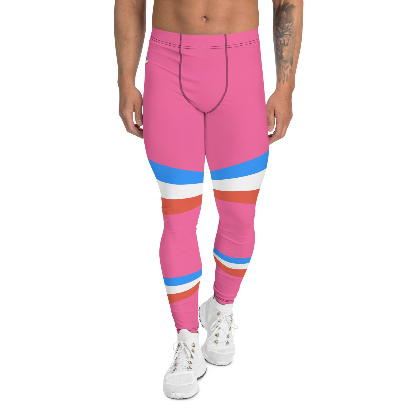 ET80 Men's Pink/Blue Leggings