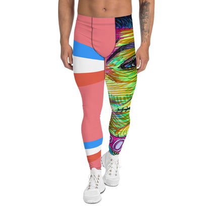 PC80 Style Men's Pink Leggings