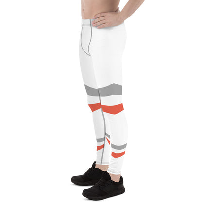 ET80 Men's White/Grey stripe Leggings