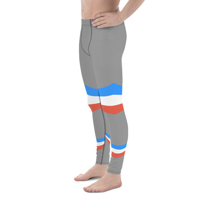 ET80 Men's Grey/Blue stripe Leggings