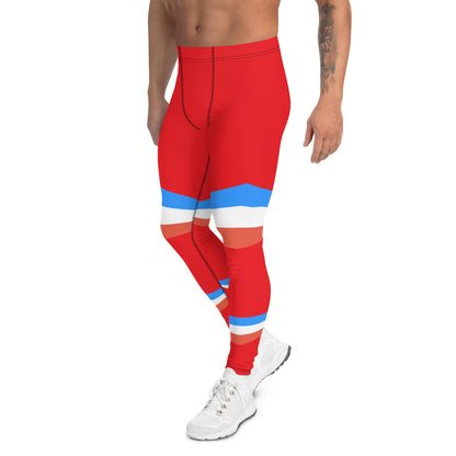 ET80 Men's Red/Blue stripes Leggings