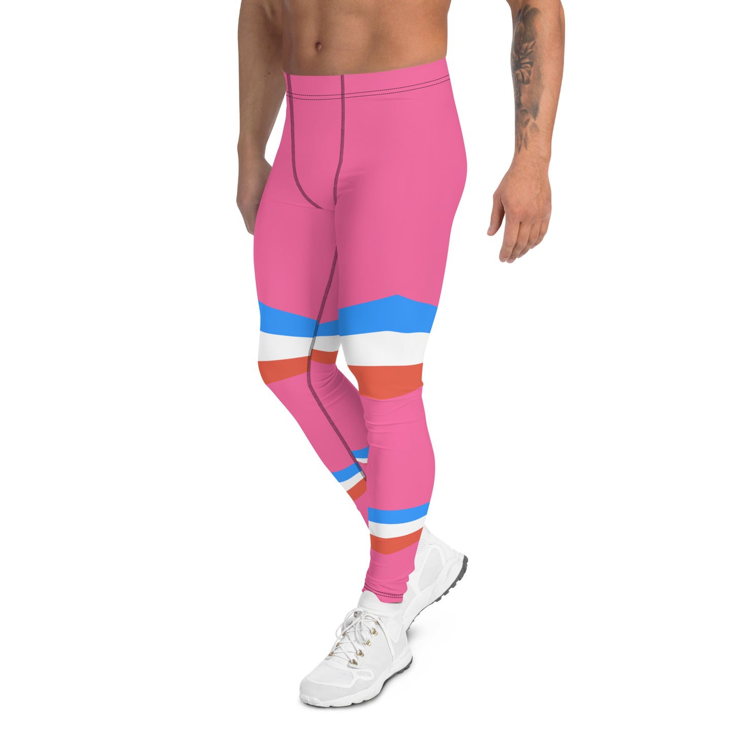 ET80 Men's Pink/Blue Leggings