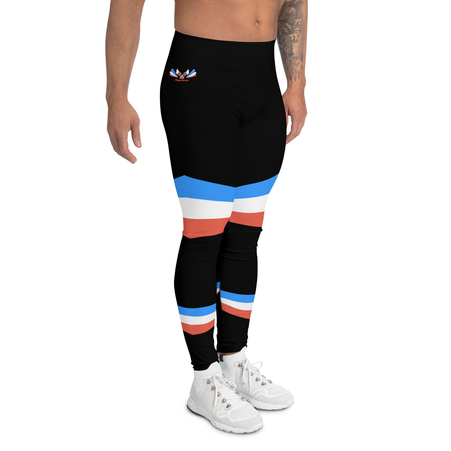 ET80 Men's Black/Blue stripe Leggings