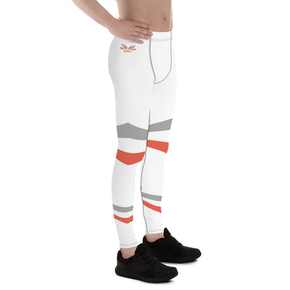 ET80 Men's White/Grey stripe Leggings