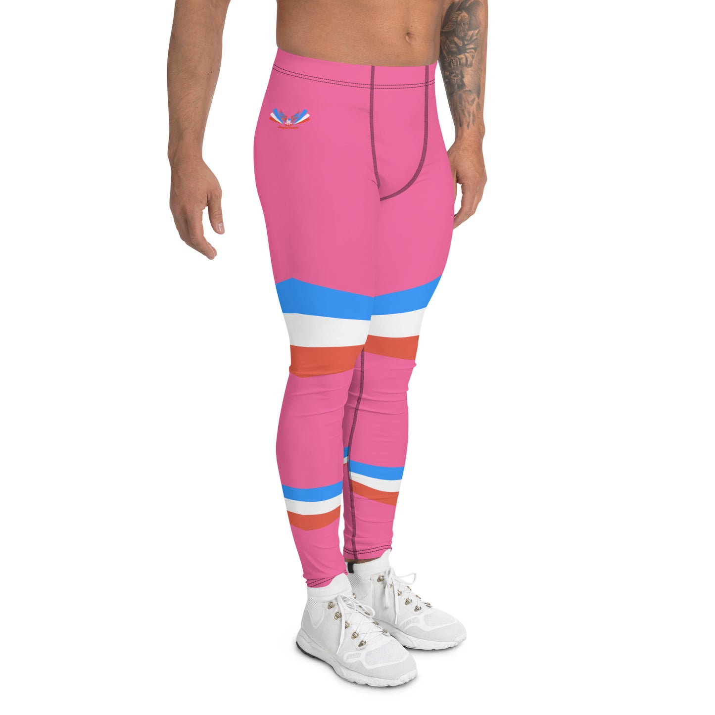 ET80 Men's Pink/Blue Leggings