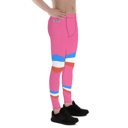 ET80 Men's Pink/Blue Leggings