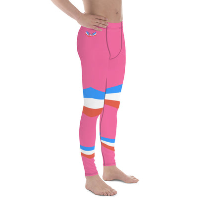 ET80 Men's Pink/Blue Leggings