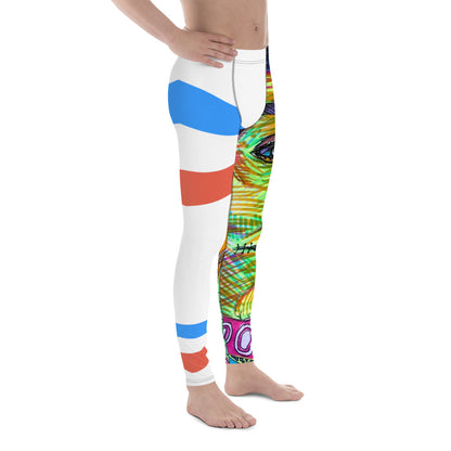 PC80 Style Men's White Leggings