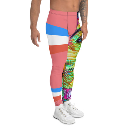 PC80 Style Men's Pink Leggings