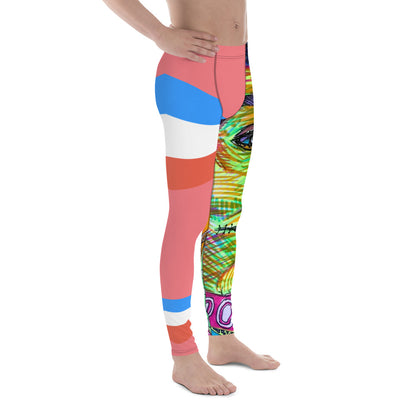 PC80 Style Men's Pink Leggings