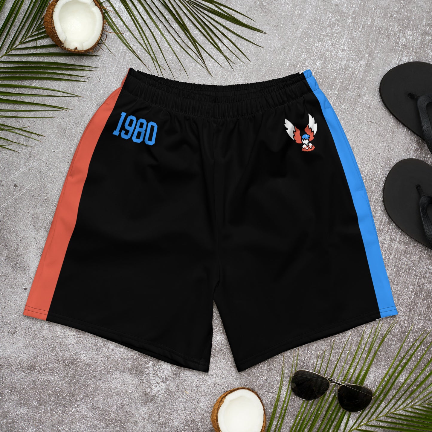 ET80 Men's Athletic Black Shorts