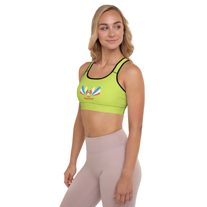 ET80 Padded Green Sports Bra